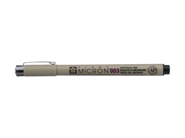 Sakura Pigma Micron 003 – 0,15mm – 49 Sort