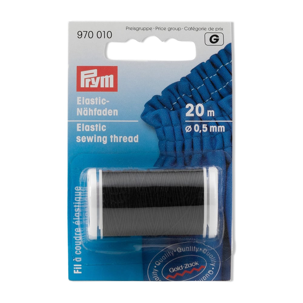 Prym elastisk sytråd 0,5mm. sort - Bilde 1
