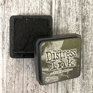 Mini Distress Ink - Black Soot - Bilde 2