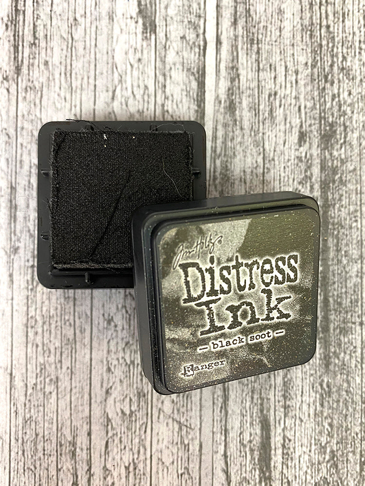 Mini Distress Ink - Black Soot - Bilde 2