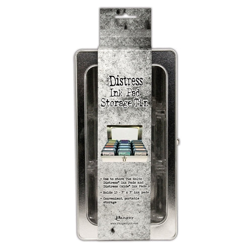 Distress Ink Pad Storage Tin Box