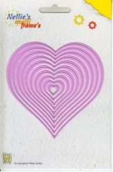 Nellie's Choice • Multi Frame die - Straight Heart