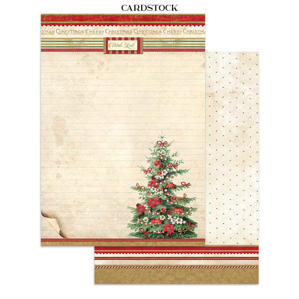 Stamperia  Classic Christmas - Art Junk journal A4 - Bilde 2