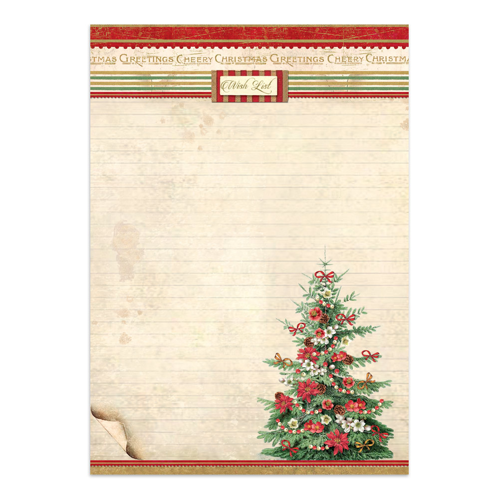 Stamperia  Classic Christmas - Art Junk journal A4 - Bilde 3