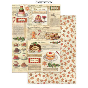 Stamperia  Classic Christmas - Art Junk journal A4 - Bilde 5