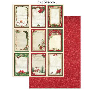 Stamperia  Classic Christmas - Art Junk journal A4 - Bilde 12
