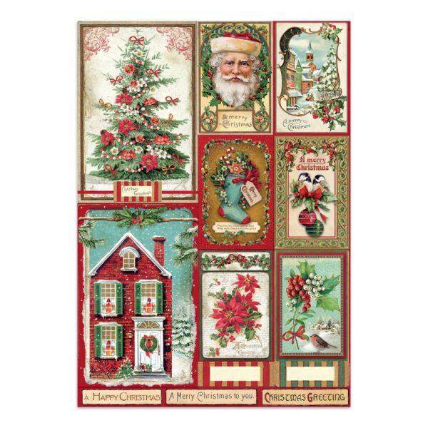 Stamperia  Classic Christmas - Art Junk journal A4