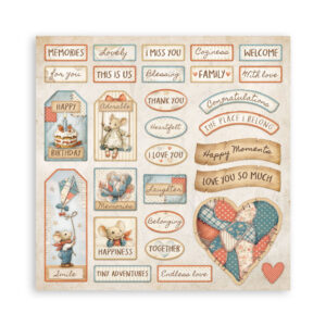 Stamperia Family - 12x12 Blokk - Bilde 2