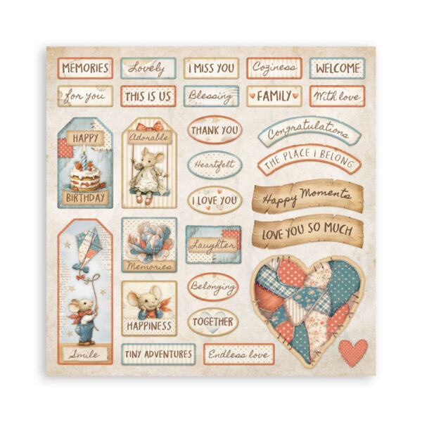 Stamperia Family - 12x12 Blokk
