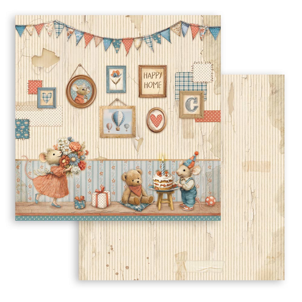 Stamperia Family - 12x12 Blokk - Bilde 10