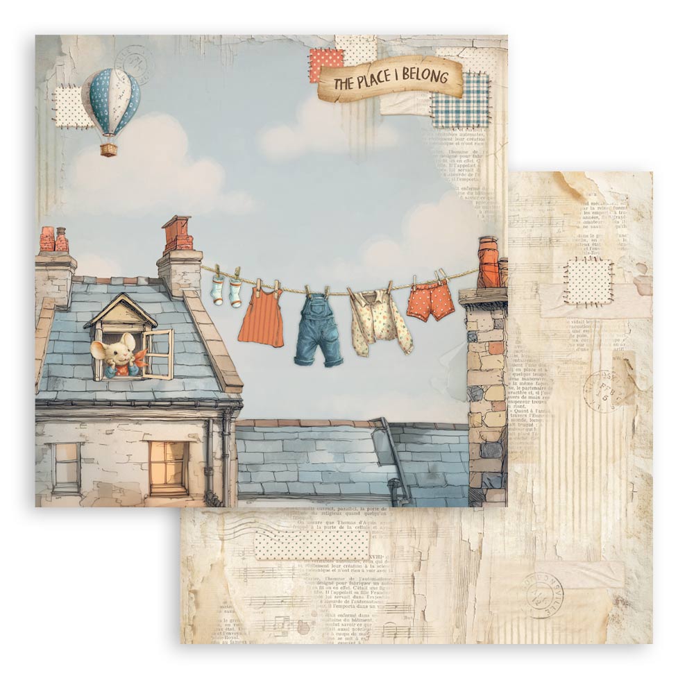 Stamperia Family - 12x12 Blokk - Bilde 13