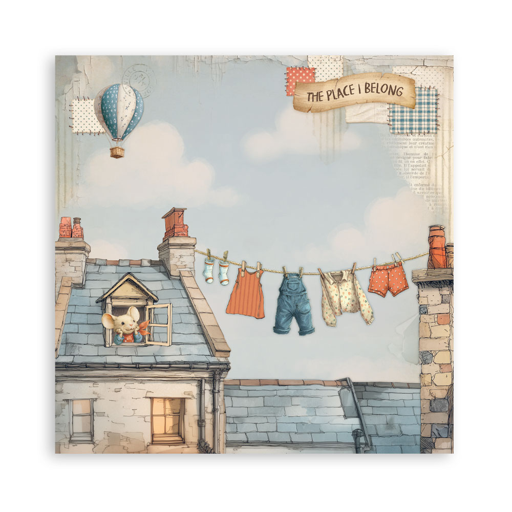 Stamperia Family - 12x12 Blokk - Bilde 14