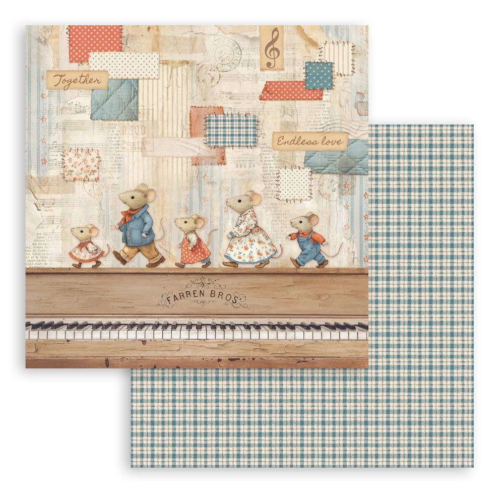 Stamperia Family - 12x12 Blokk - Bilde 16