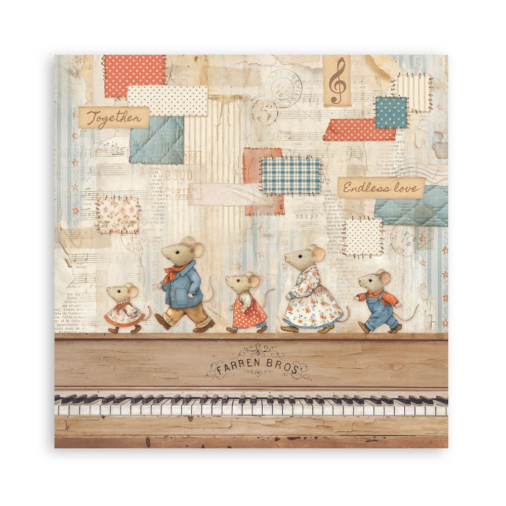 Stamperia Family - 12x12 Blokk - Bilde 17