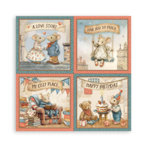 Stamperia Family - 12x12 Blokk - Bilde 26