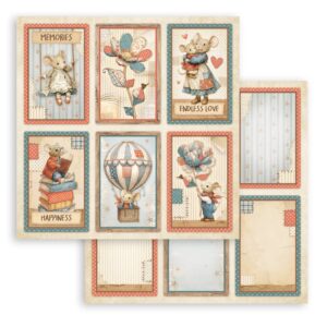 Stamperia Family - 12x12 Blokk - Bilde 28