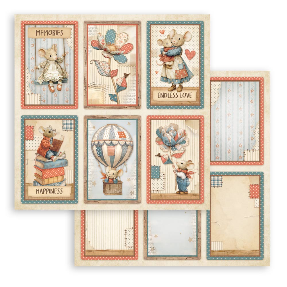 Stamperia Family - 12x12 Blokk - Bilde 28