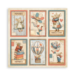 Stamperia Family - 12x12 Blokk - Bilde 29