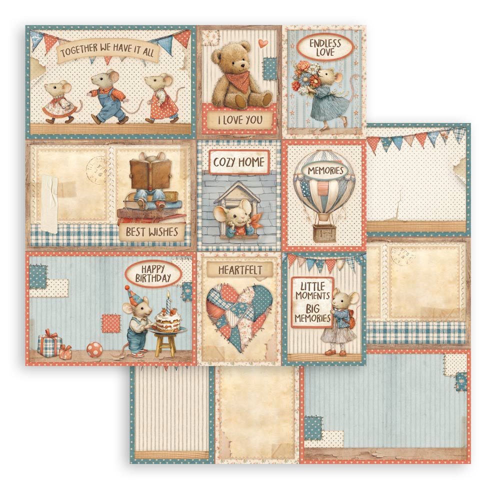 Stamperia Family - 12x12 Blokk - Bilde 31