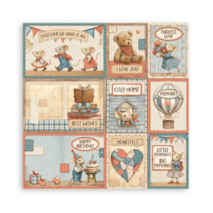 Stamperia Family - 12x12 Blokk - Bilde 32