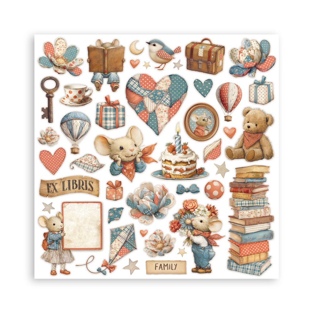 Stamperia Family - 12x12 Blokk - Bilde 33