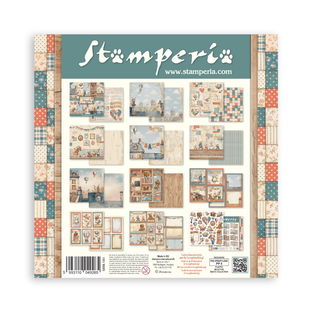Stamperia Family - 12x12 Blokk - Bilde 34
