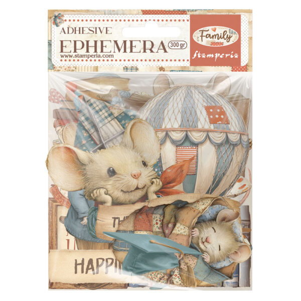 Stamperia Family - Adhesive Ephemera