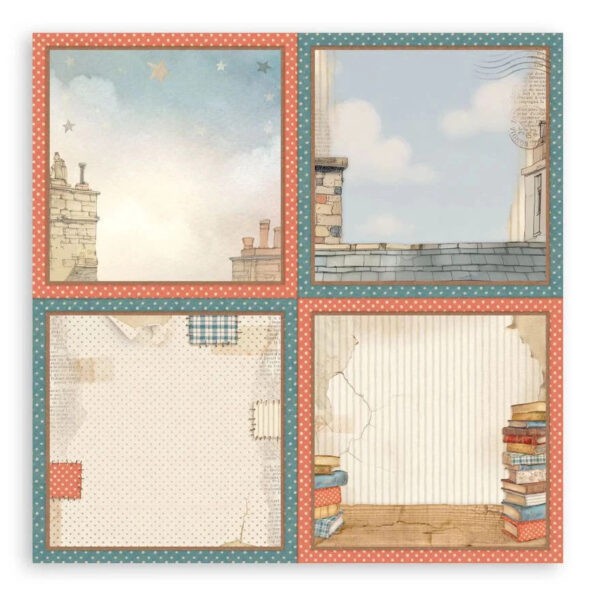 Stamperia Family - 8x8 Blokk - 22 ensidig ark