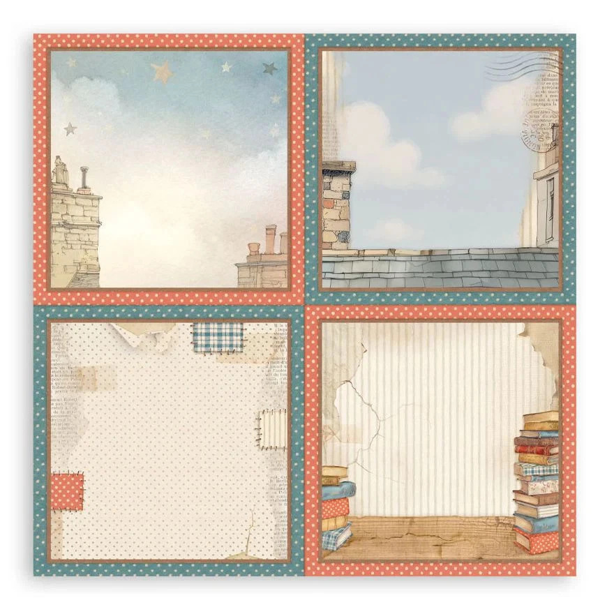 Stamperia Family - 8x8 Blokk - 22 ensidig ark - Bilde 10