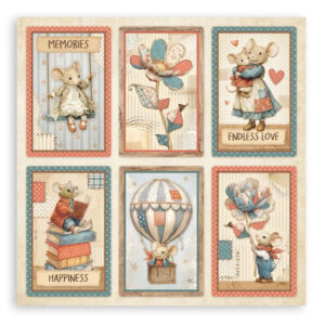 Stamperia Family - 8x8 Blokk - 22 ensidig ark - Bilde 11