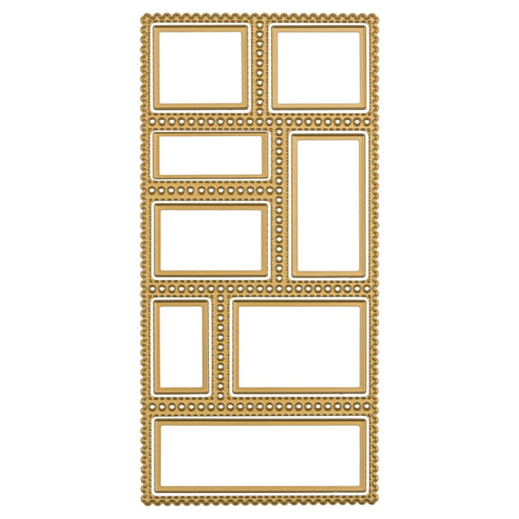 Vaessen Creative - Mini Cutting Dies Postage  9pcs