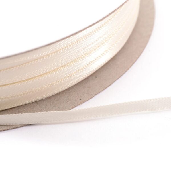 Silkebånd 1met X 3mm Off White