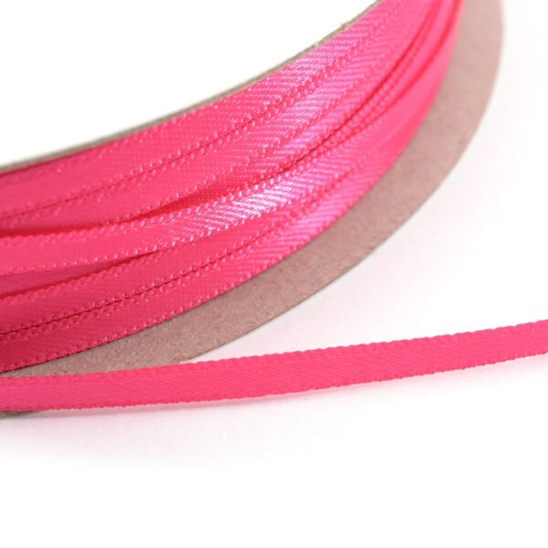 Silkebånd 1met X 3mm Rosa