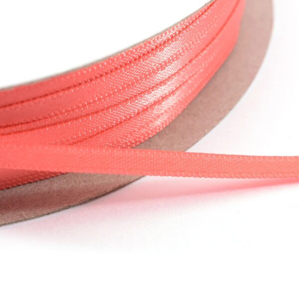 Silkebånd 1met X 3mm Pastel Red