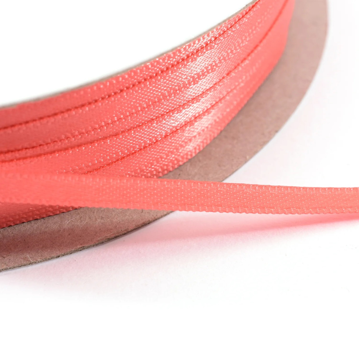Silkebånd 1met X 3mm Pastel Red - Bilde 1
