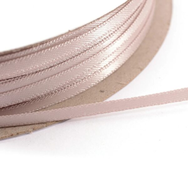 Silkebånd 1met X 3mm Beige
