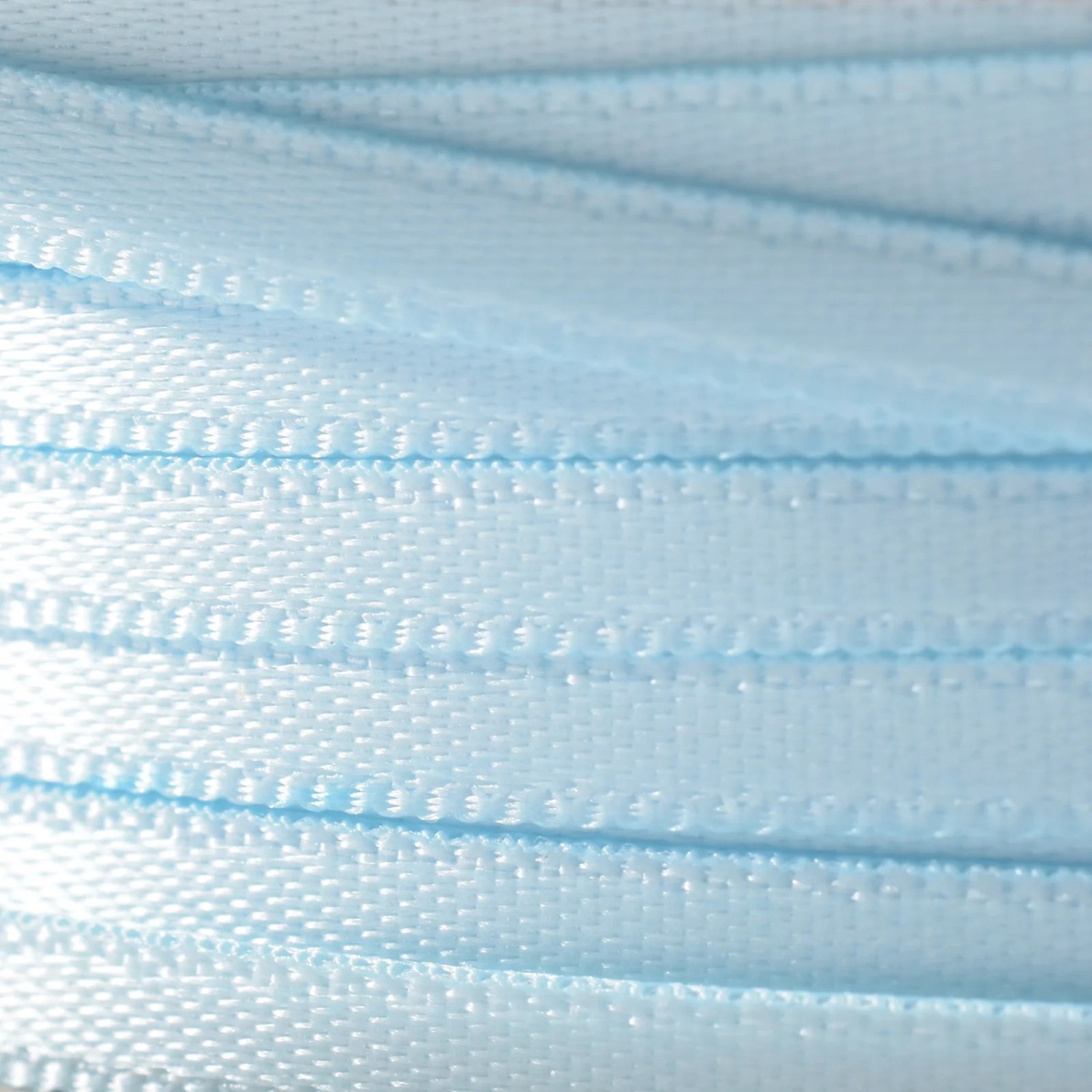Silkebånd 1met X 3mm Lys Blå - Bilde 2