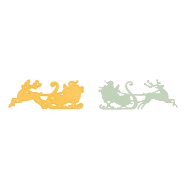Nellie's Choice • Shape Die Santa Claus in Sleigh