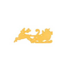 Nellie's Choice • Shape Die Santa Claus in Sleigh - Bilde 4