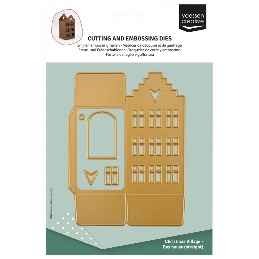 Vaessen Creative -   Cutting and Embossing Dies 3D House with Step Gable 5pcs