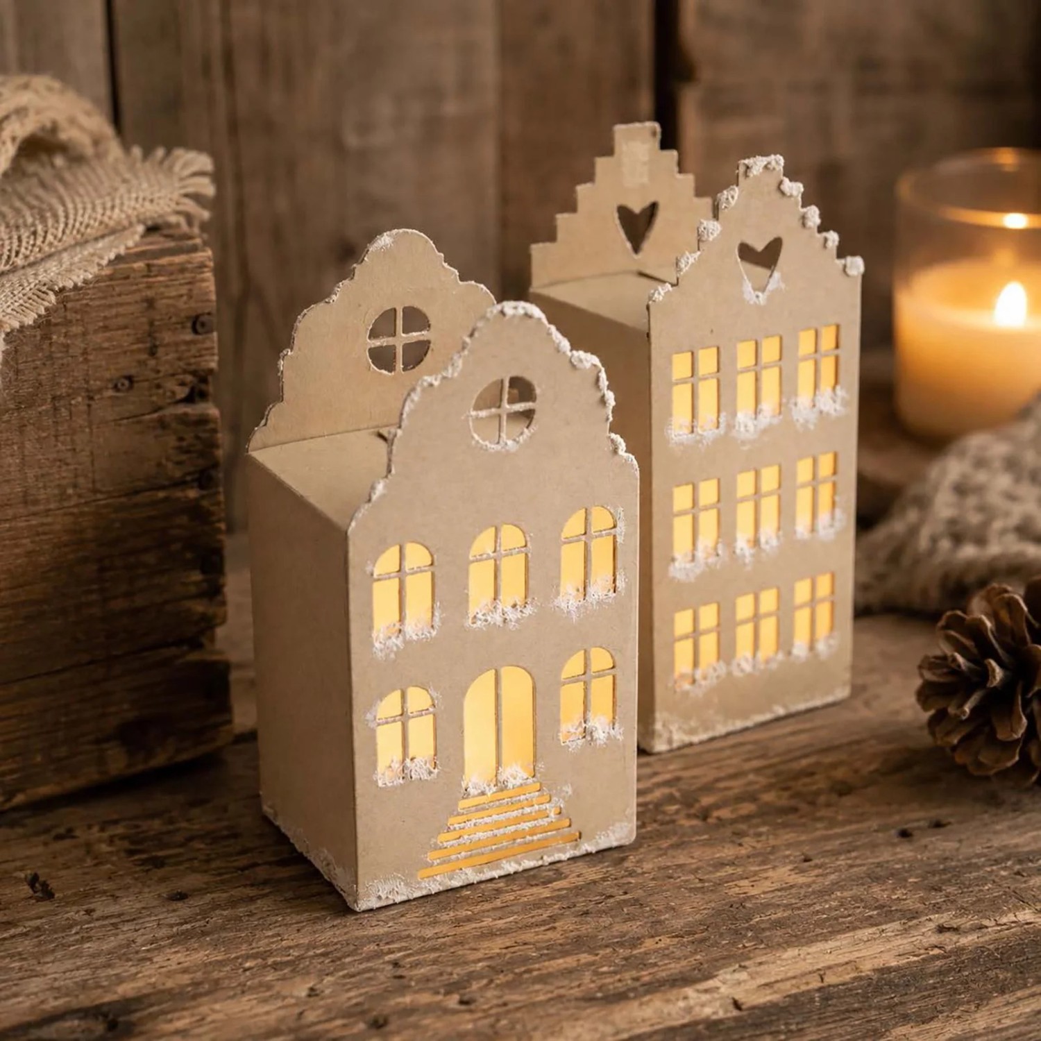 Vaessen Creative -  Cutting and Embossing Dies 3D House with Bell Gable 5pcs - Bilde 3