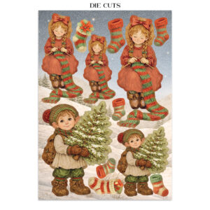 Stamperia Silent Night - Art Junk journal A5 - Bilde 25