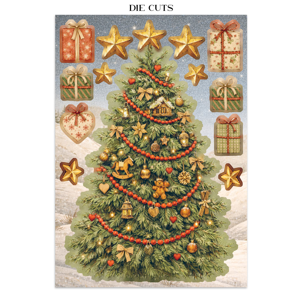 Stamperia Silent Night - Art Junk journal A5 - Bilde 27