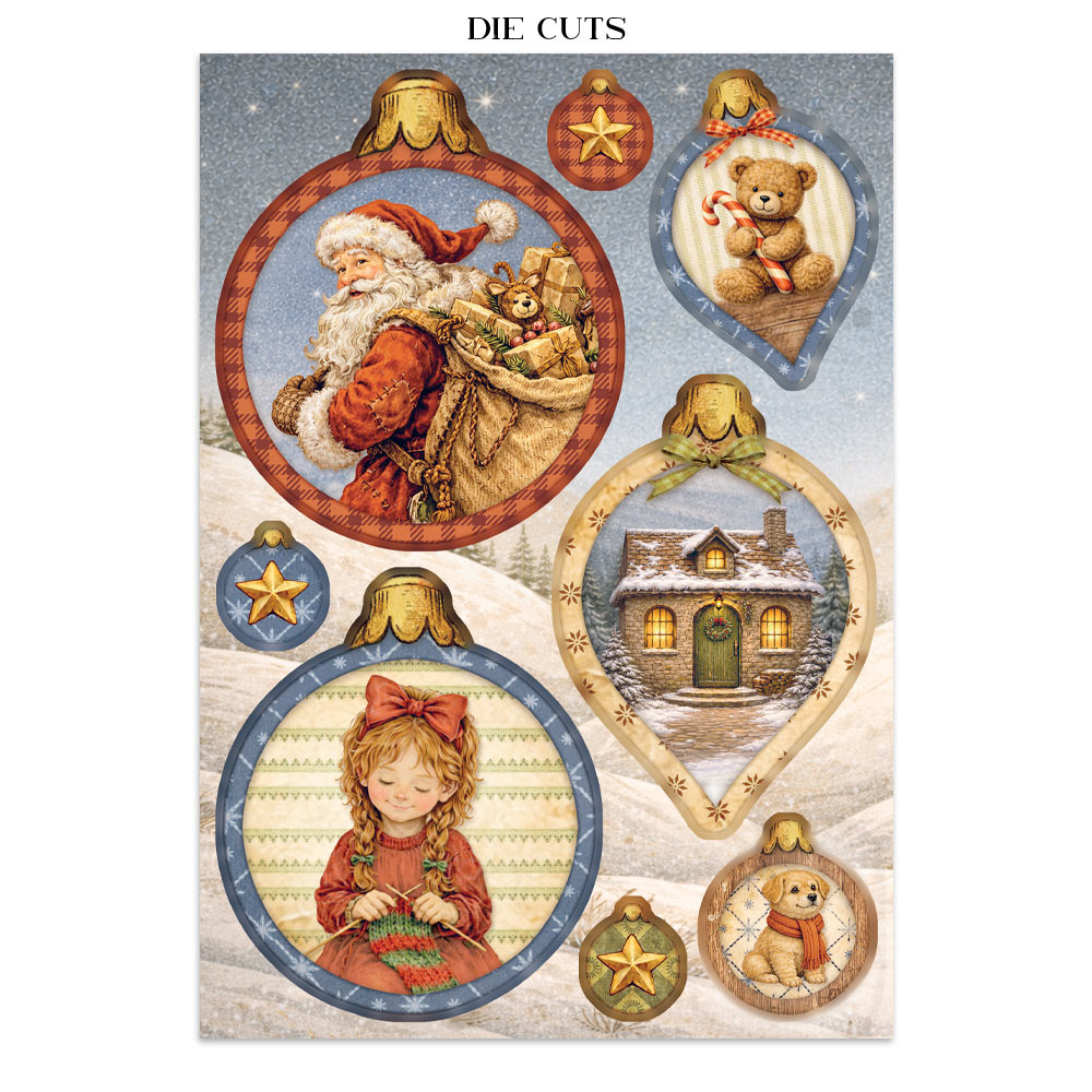 Stamperia Silent Night - Art Junk journal A5 - Bilde 32