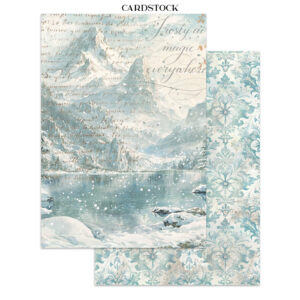 Stamperia White Christmas - Art Junk journal A5 - Bilde 2