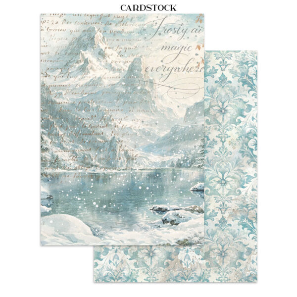 Stamperia White Christmas - Art Junk journal A5
