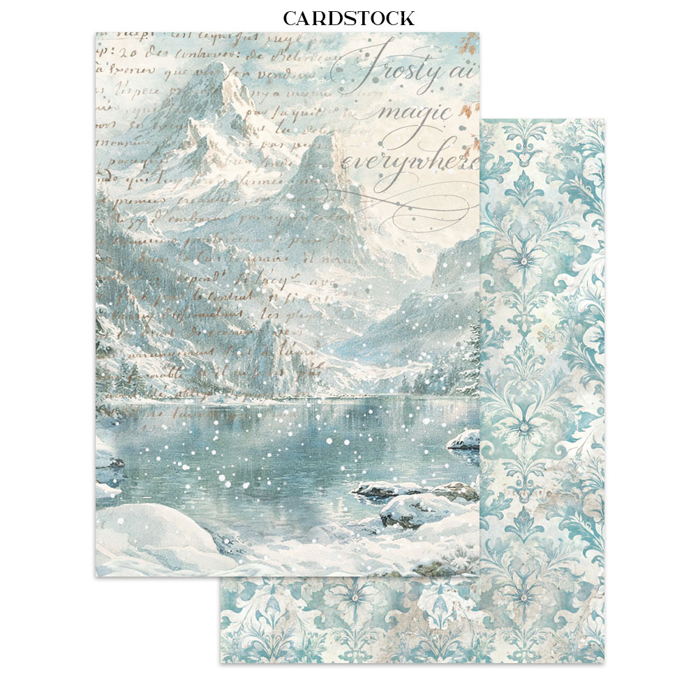 Stamperia White Christmas - Art Junk journal A5 - Bilde 2