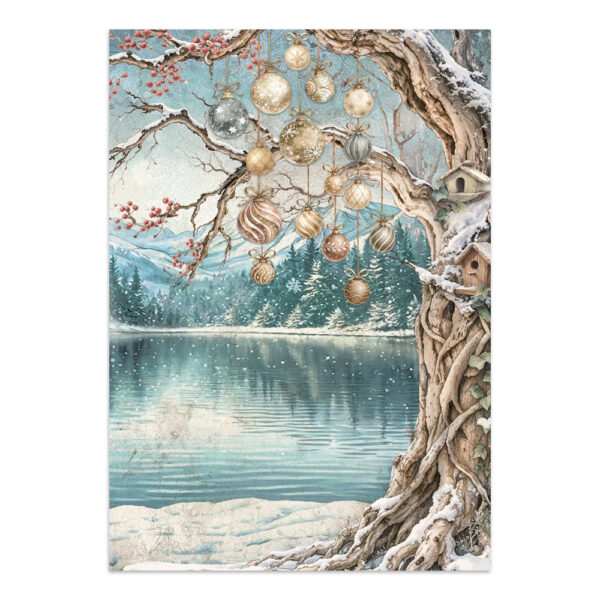 Stamperia White Christmas - Art Junk journal A5