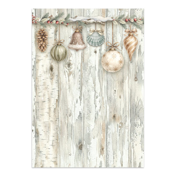 Stamperia White Christmas - Art Junk journal A5