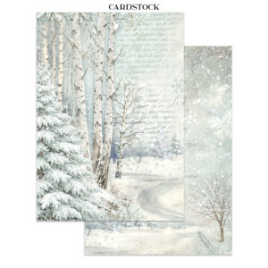 Stamperia White Christmas - Art Junk journal A5 - Bilde 10
